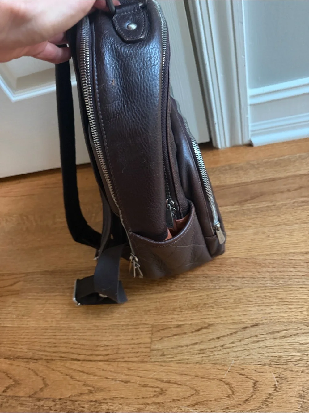 Martin Dingman Leather Backpack